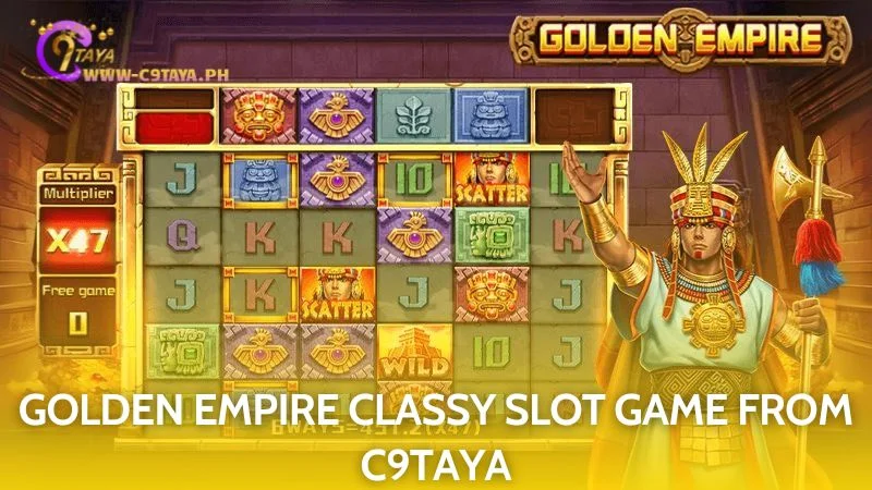 Experience the luxurious Golden Empire slot game, exclusively from C9TAYA